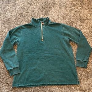 Pulse women's green quarter Zip-Up Sweatshirt